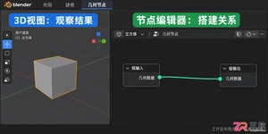 blender几何节点是什么及入门使用方法教程