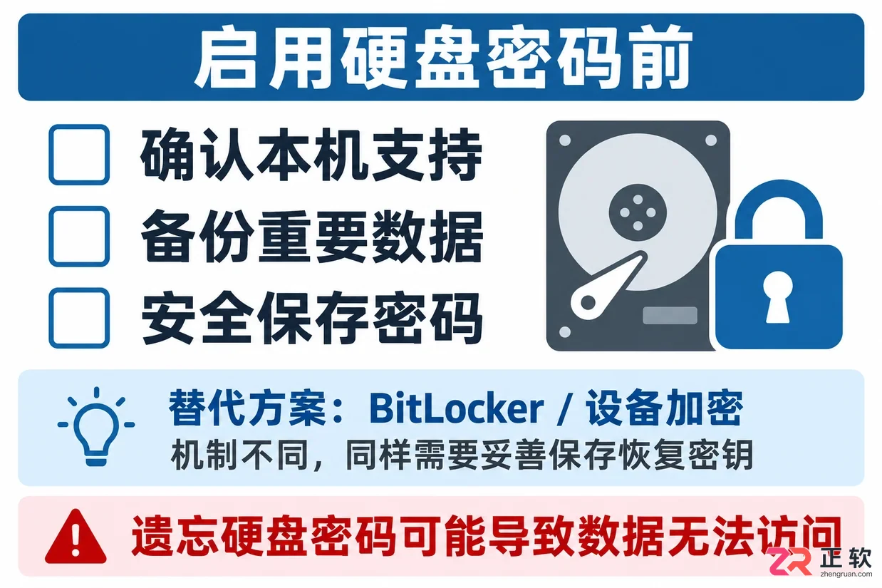 windows 计算机如何在 bios 中设置硬盘密码