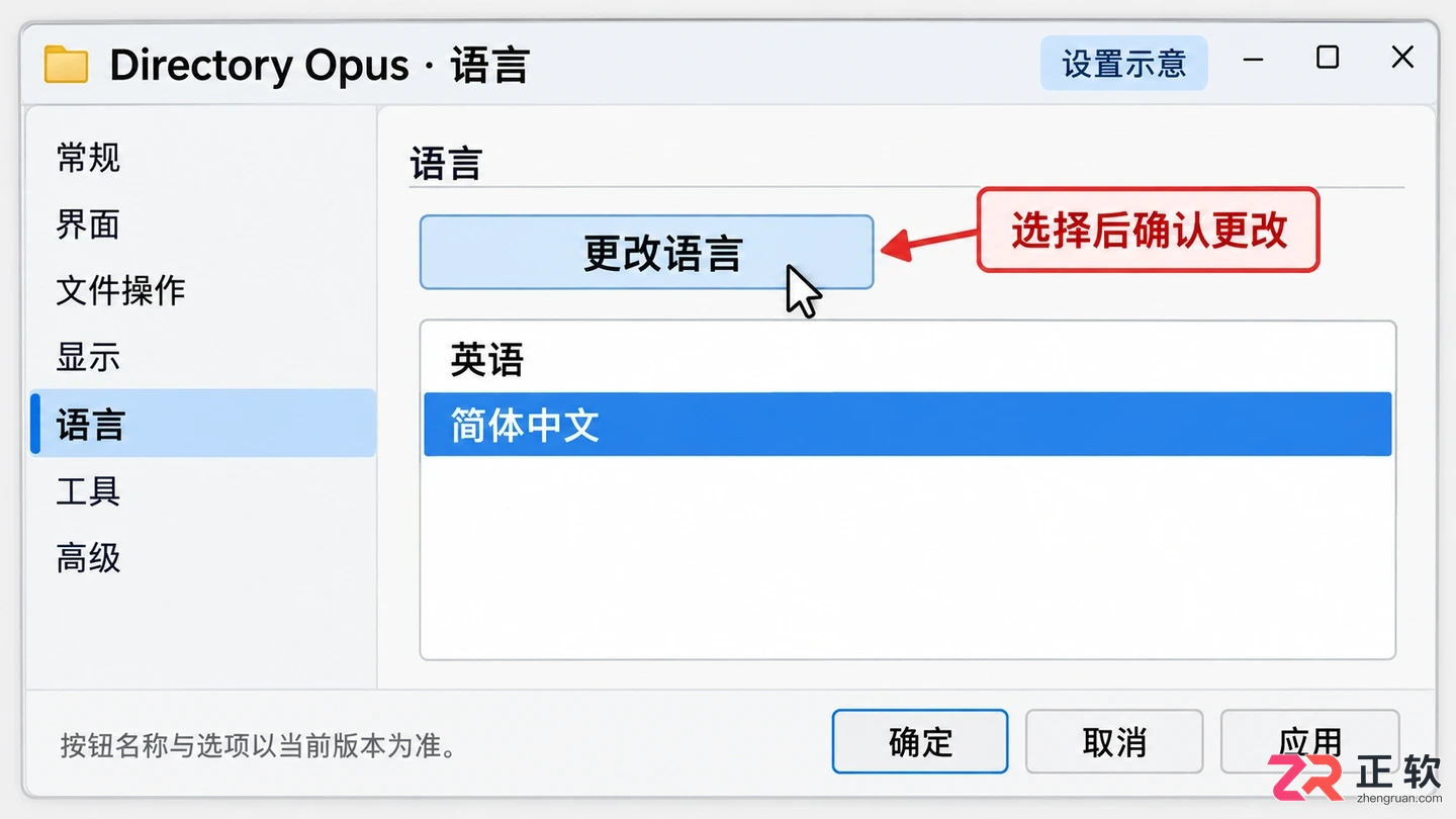 directory怎么设置中文界面详细教程