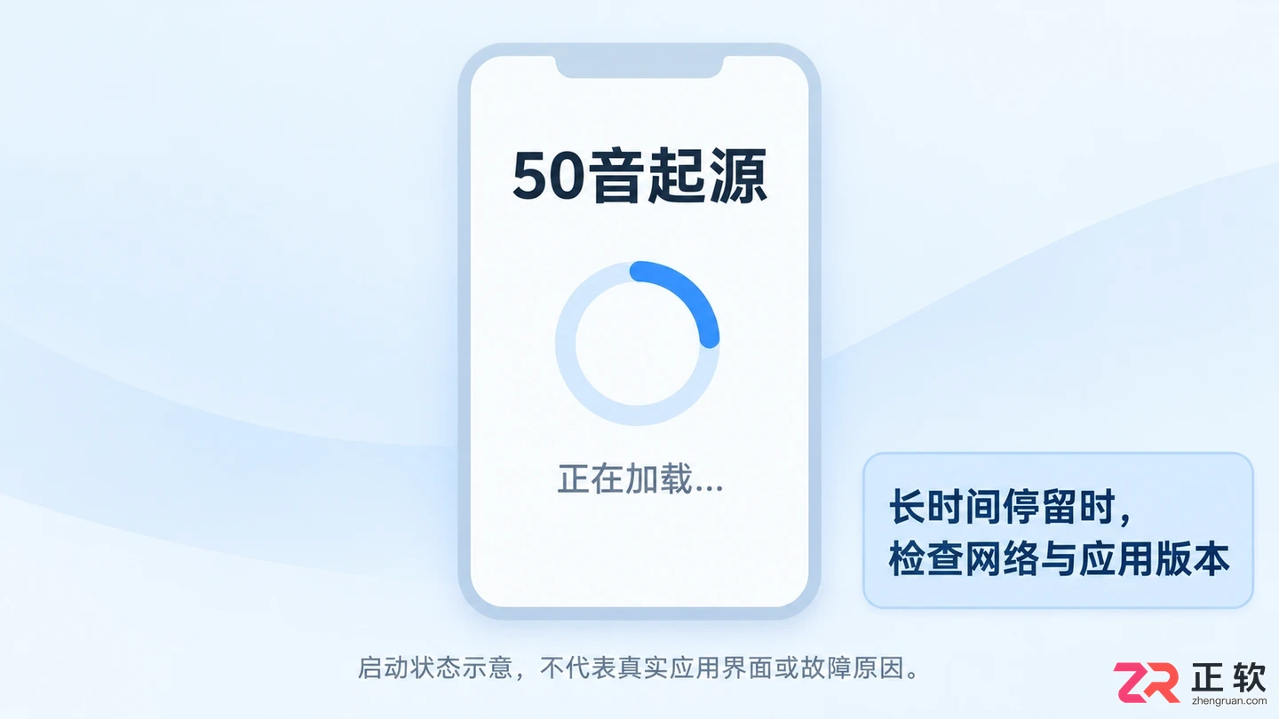 50音起源无法打开是什么原因怎么解决