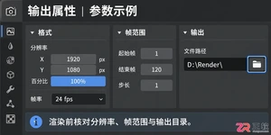 blender渲染动画怎么导出mp4格式设置与操作步骤