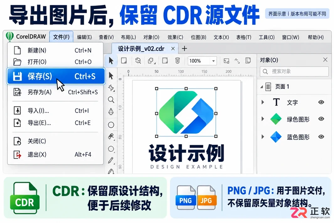 coreldraw怎么另存为图片格式的详细操作教程