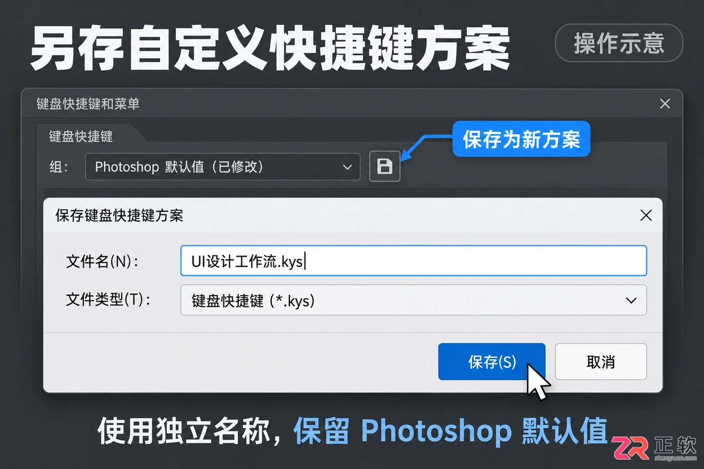 PS快捷键怎么设置