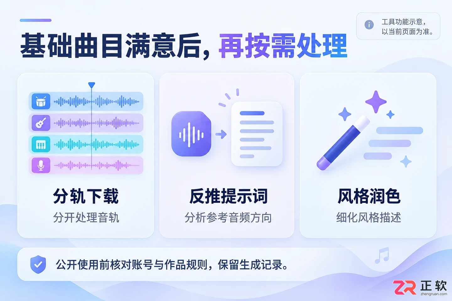 音述AI怎么制作治愈系轻音乐