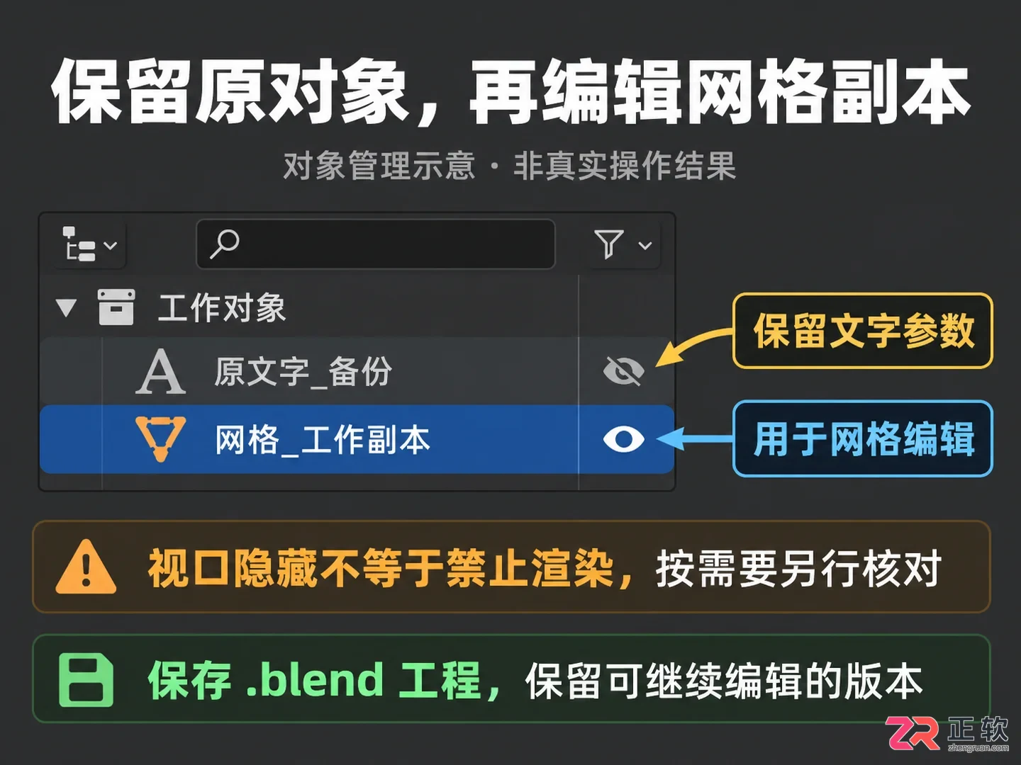 blender控制转网格的六个步骤详细操作教程