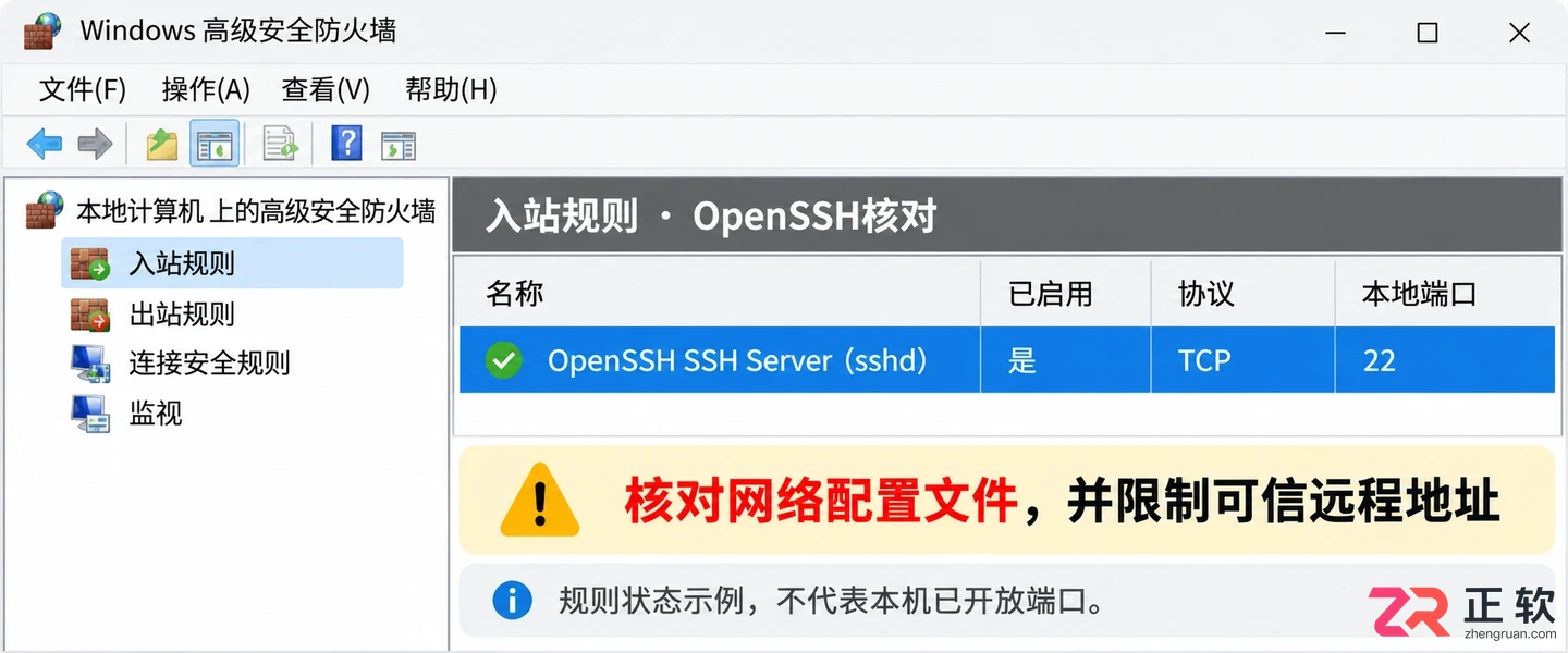 wins配置ssh服务详细设置与远程连接教程