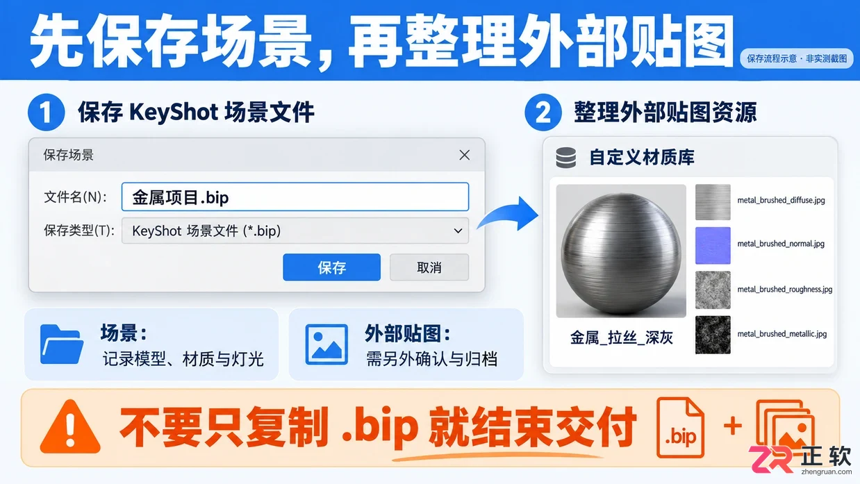 keyshot怎么导出纹理贴图材质贴图保存教程