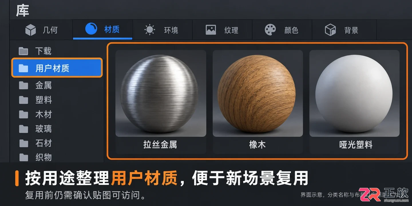keyshot导出材质贴图文件操作教程与保存方法