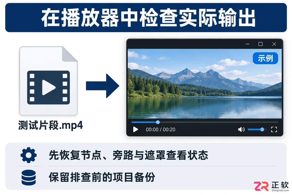 达芬奇调色节点画面不显示 排查方法