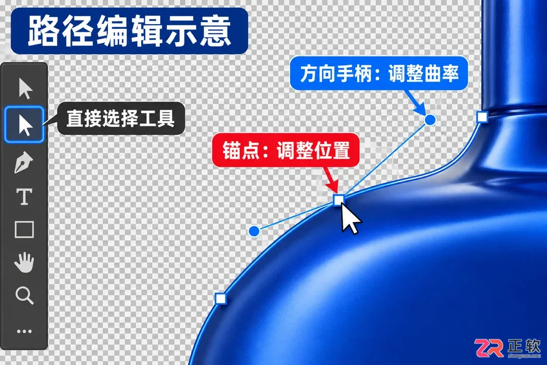 怎么用Photoshop路径工具把抠图转为矢量路径