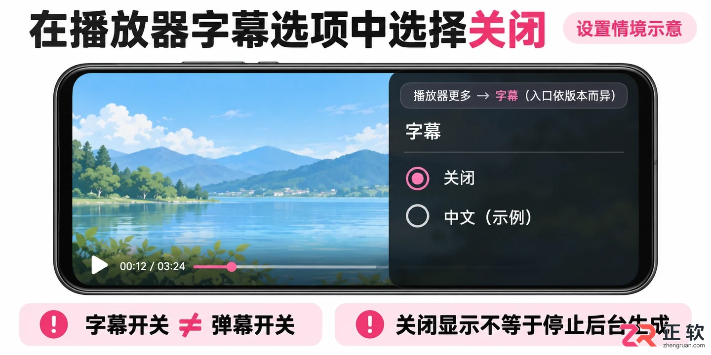 哔哩哔哩怎么取消视频的自动字幕生成