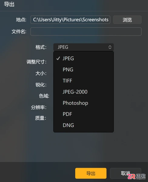 Luminar Neo扩图与导出格式详解:支持智能扩展但不支持矢量图
