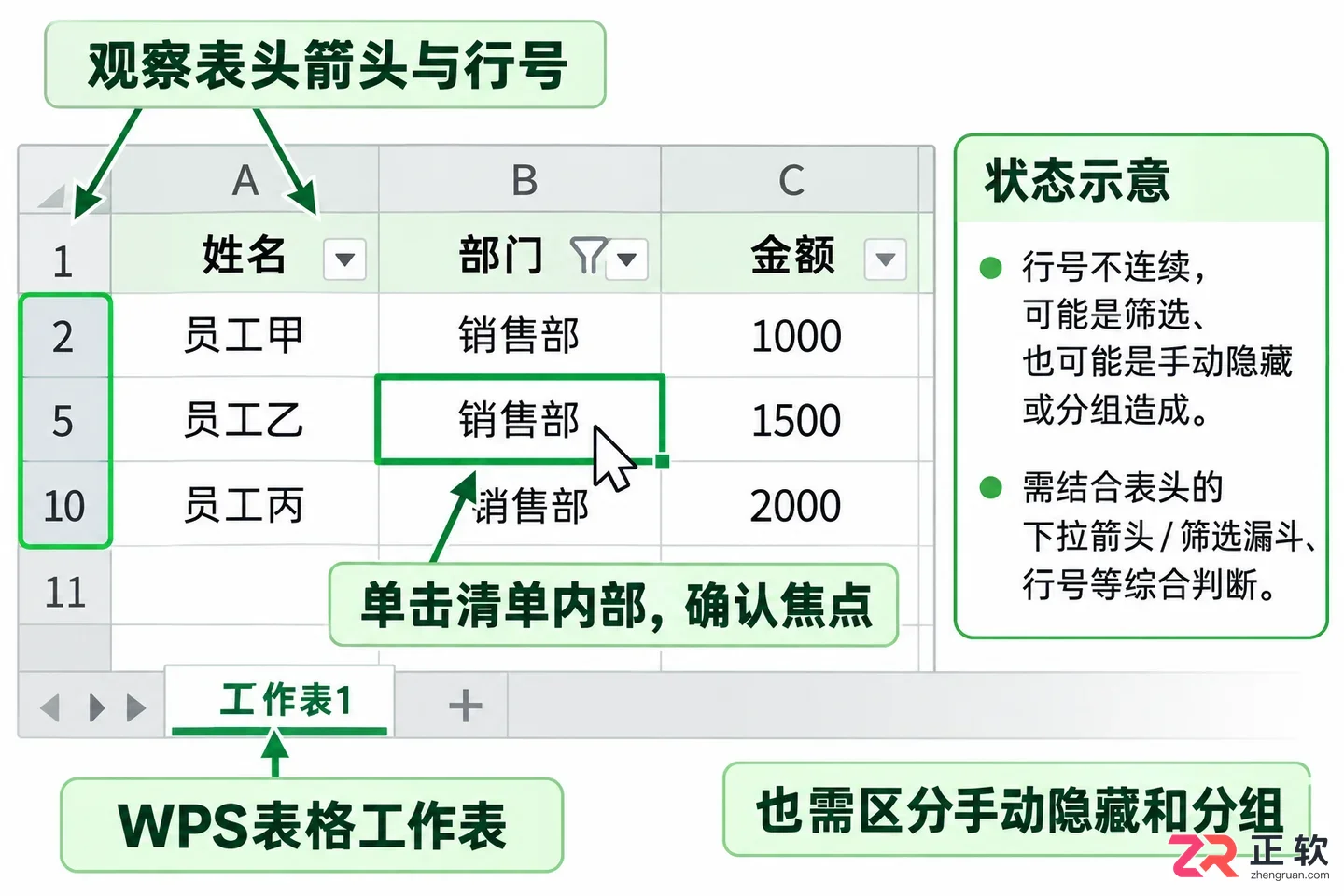 如何在WPSOffice2019关闭筛选再重新开启功能