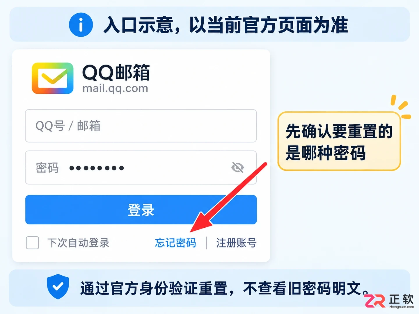 如何找回QQ邮箱独立密码
