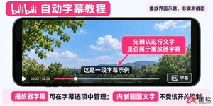 哔哩哔哩怎么取消视频的自动字幕生成
