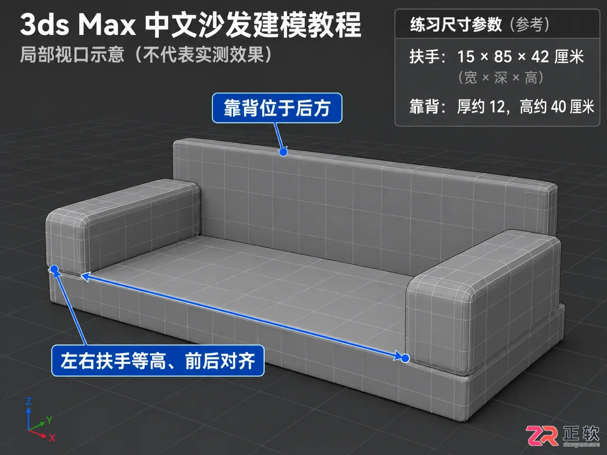 3dmax沙发建模怎么做