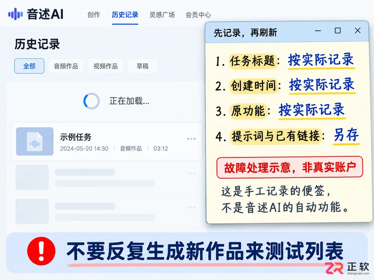 音述AI如何找回历史创作作品