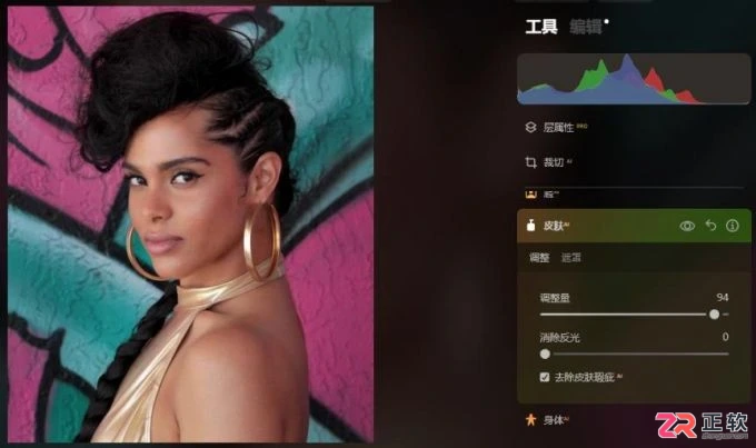 Luminar Neo人像精修指南:身体皮肤优化与头发加密技巧