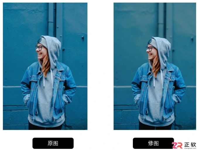 Luminar Neo背景虚化与手动去瑕疵操作指南