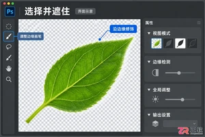如何用Photoshop选择并遮住优化抠图边缘
