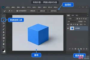 怎么用Photoshop快速选择工具的主体选择按钮