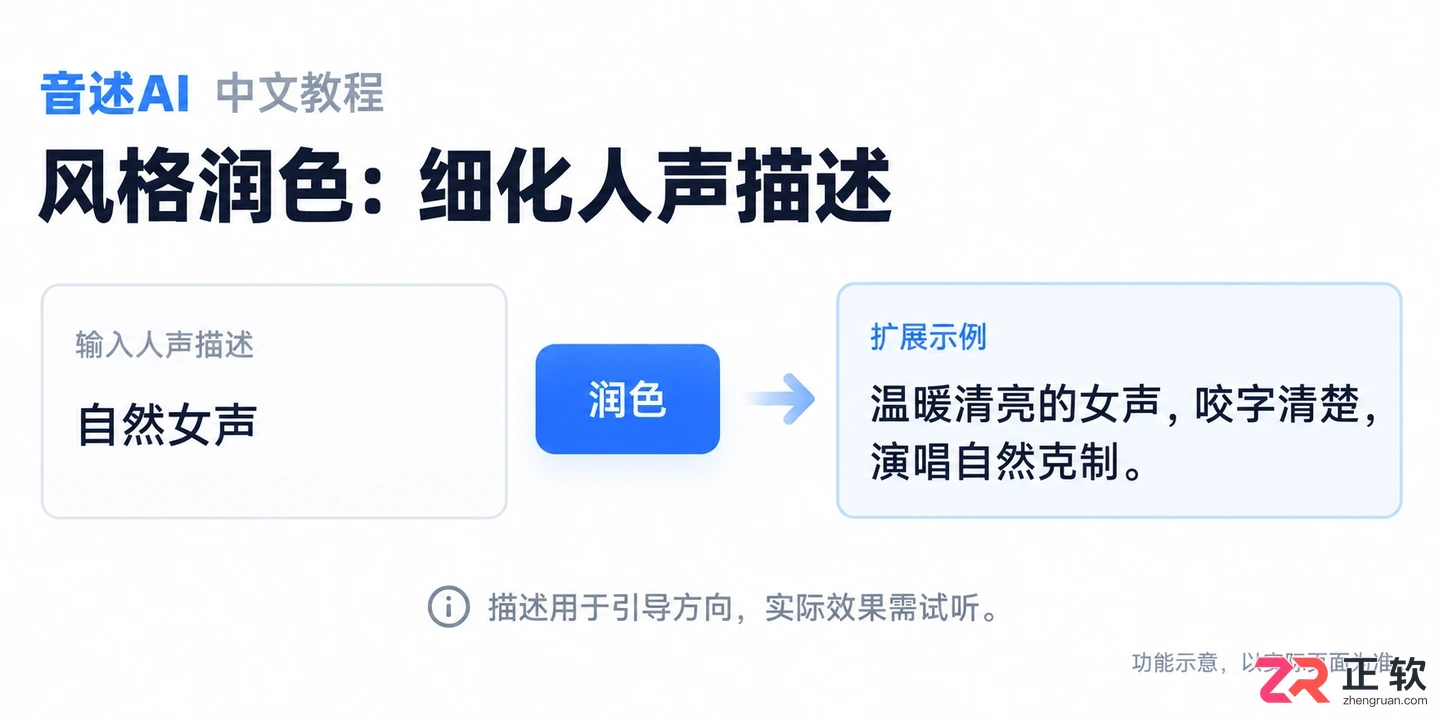 音述AI如何预览不同声线试听效果