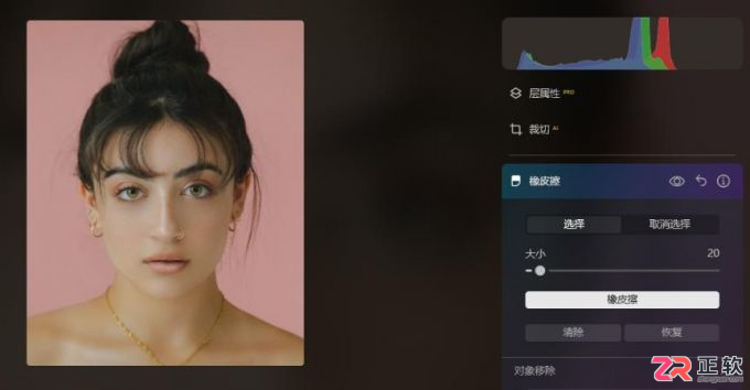 Luminar Neo人像精修:调整发丝颜色与处理边缘碎发的AI技巧