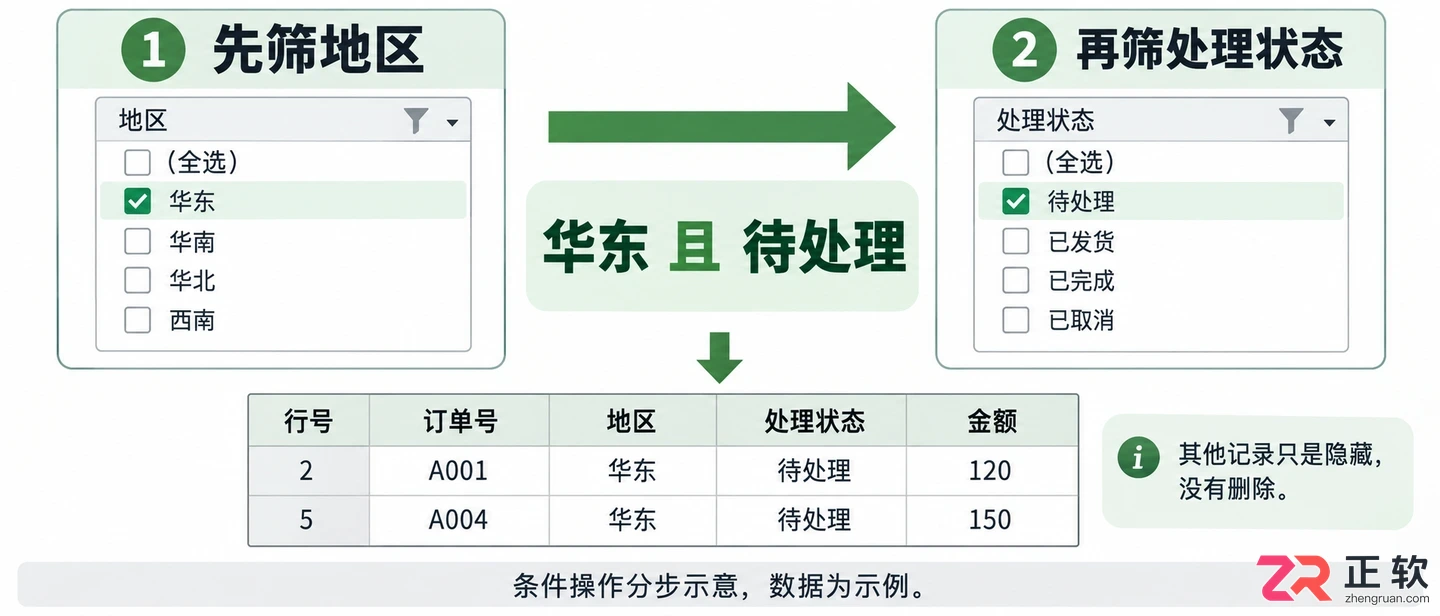WPSOffice2024表格筛选开启后筛选条件保存技巧
