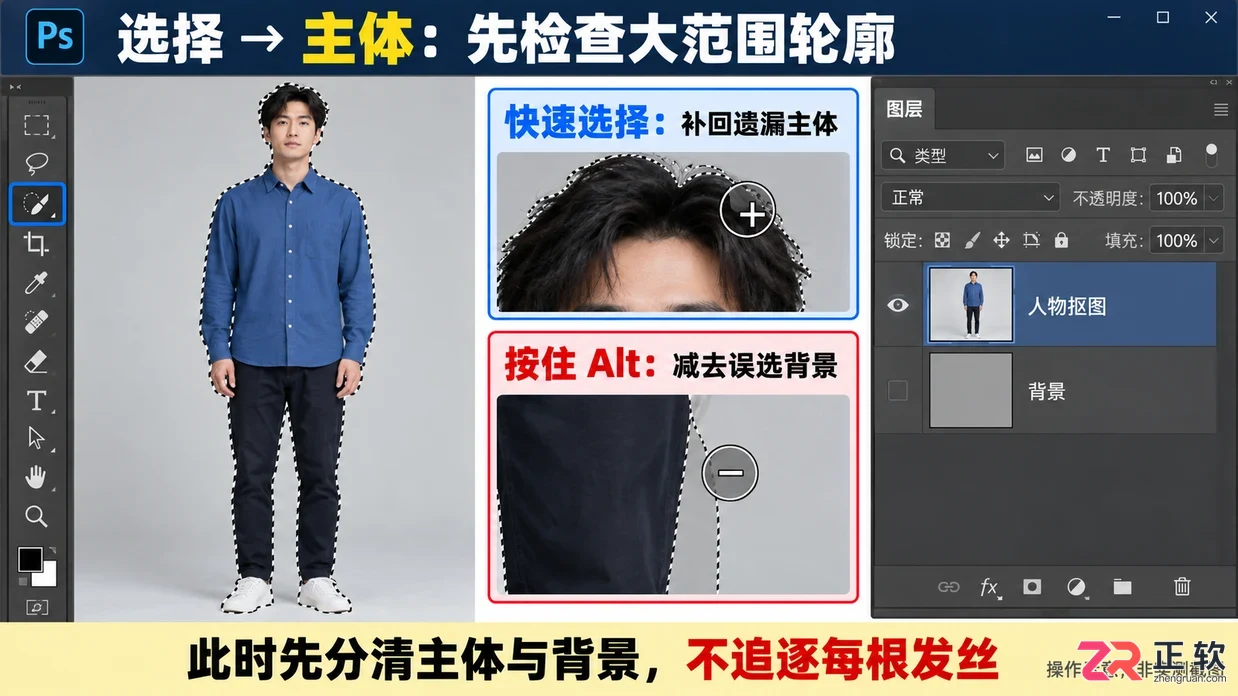 ps怎么抠图详细步骤