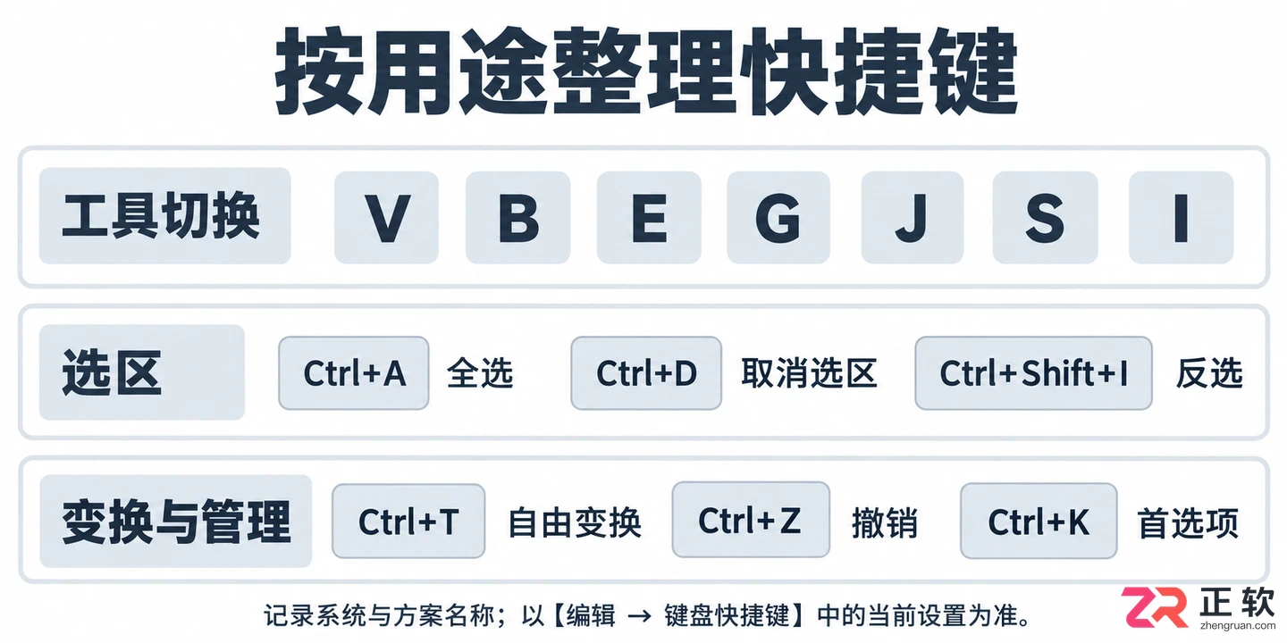 PS快捷键一览表有哪些