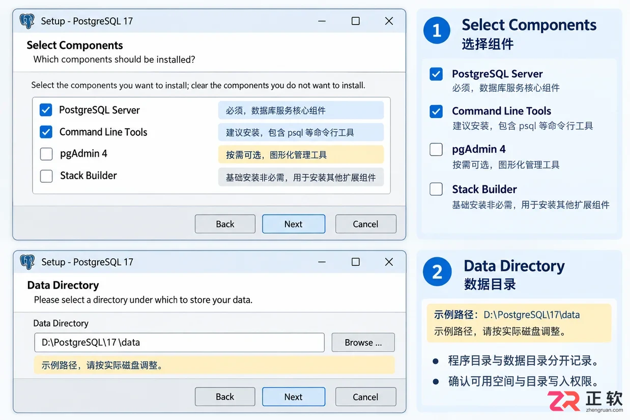 windows server 安装 postgresql