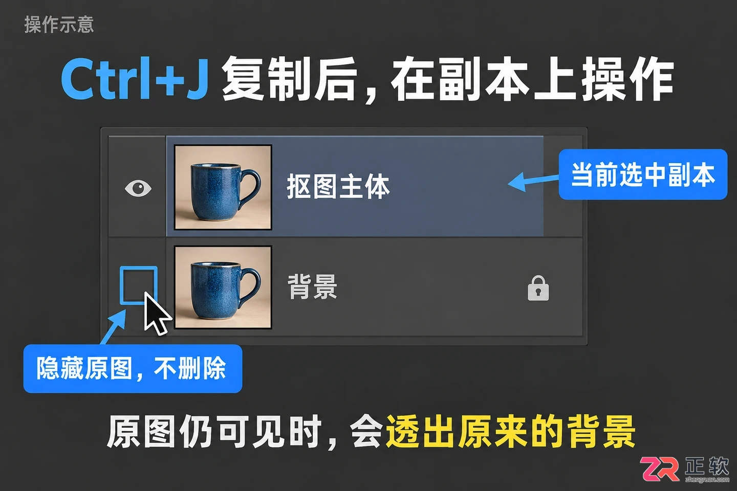 ps怎么抠图变成透明背景