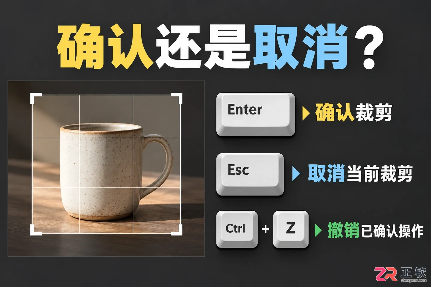 PS怎么用快捷键裁剪