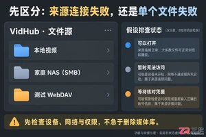 vidhub视频库软件为什么老打不开排查与解决方法