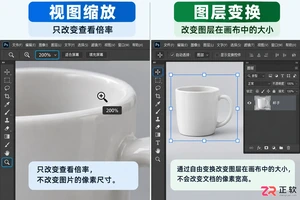 PS怎么用快捷键缩放图片