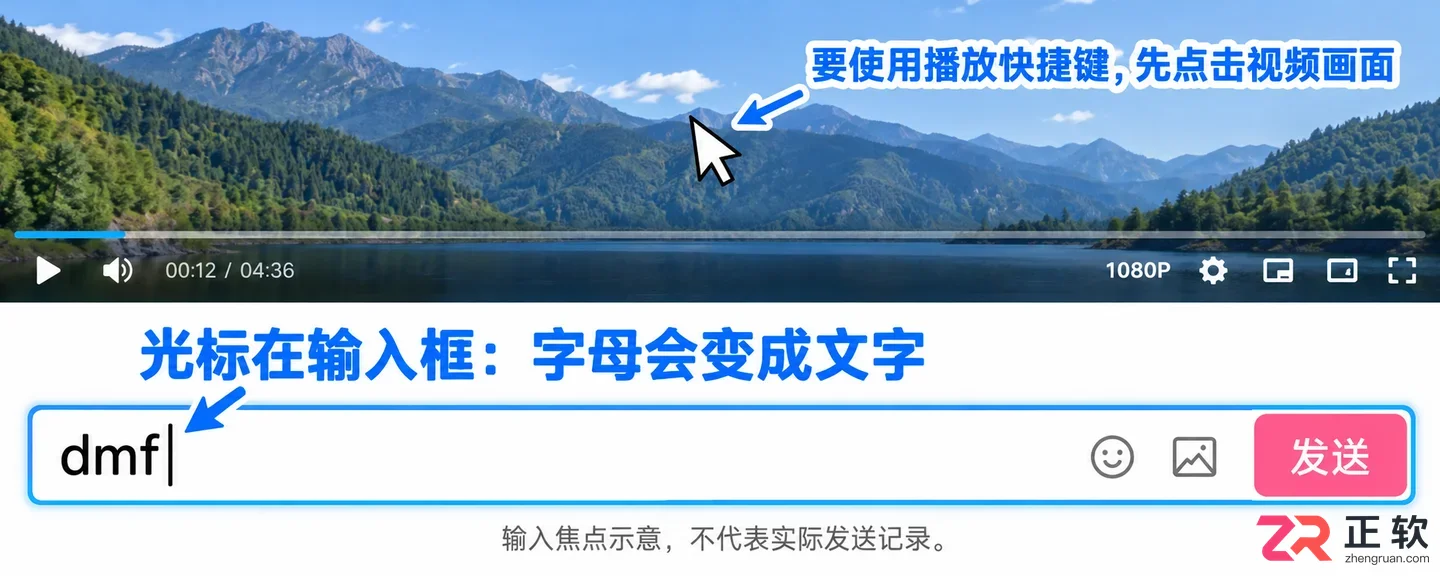 哔哩哔哩网页端播放器快捷键大全