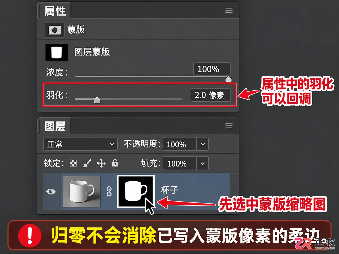如何调整Photoshop抠图选区的羽化值