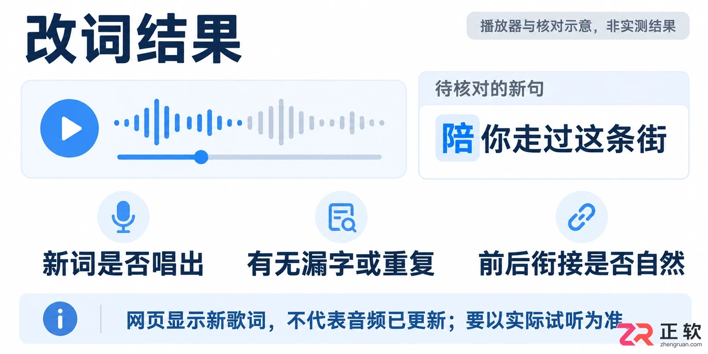 音述AI创作完成后如何修改歌词重新生成
