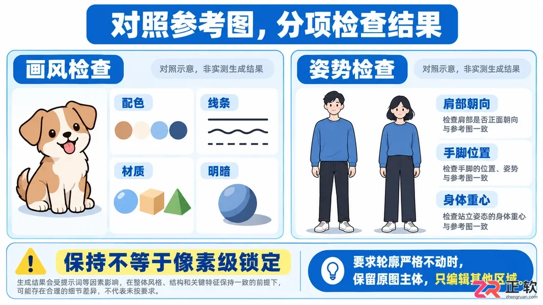 即梦AI怎么保持画风或姿势不变?