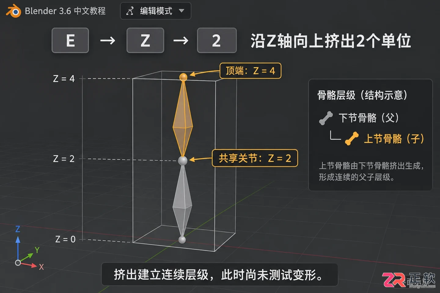 blender骨架怎么用新手入门操作教程