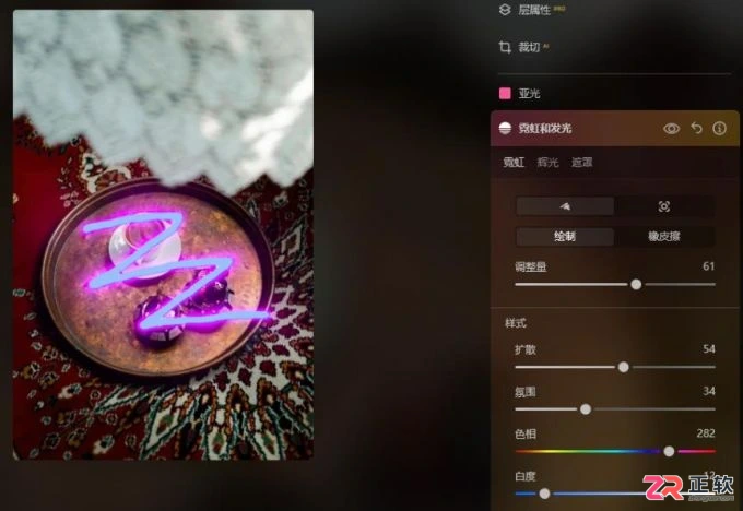 Luminar Neo画笔与蒙版使用指南：精准选区与图层合成技巧