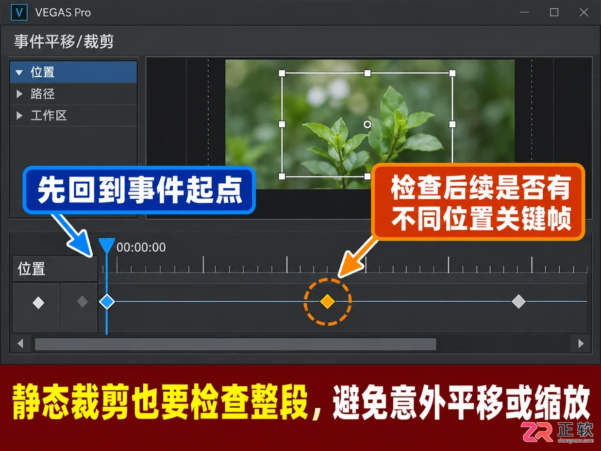 vegas怎么遮盖多余画面 裁剪与蒙版技巧