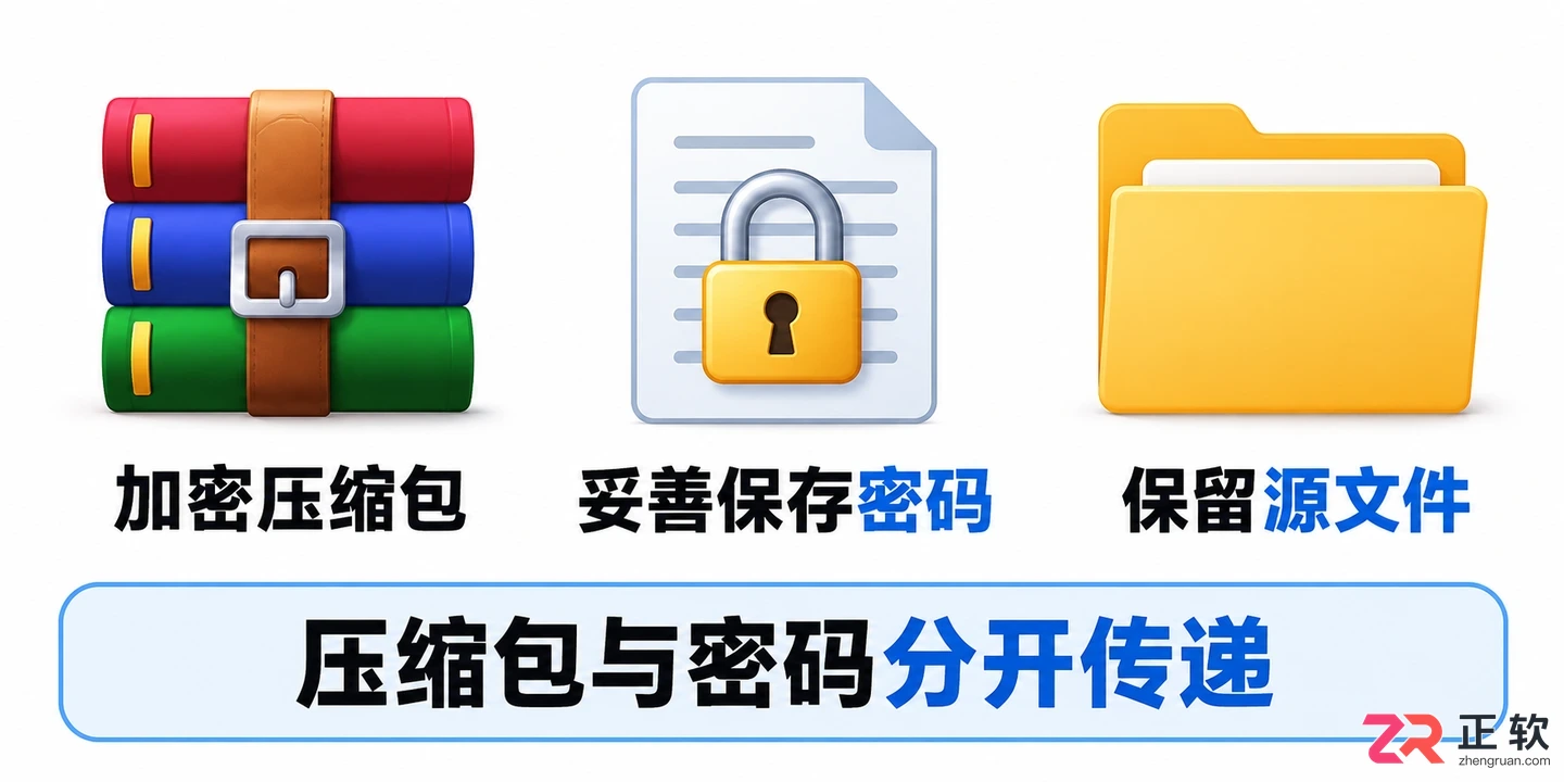 winrar压缩文件怎么设置密码保护详细教程