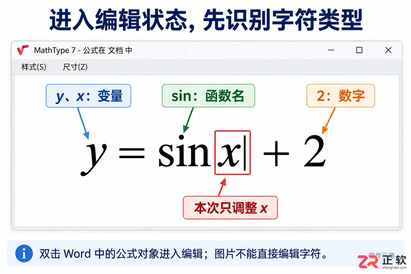 mathtype怎么斜体 字母倾斜格式设置