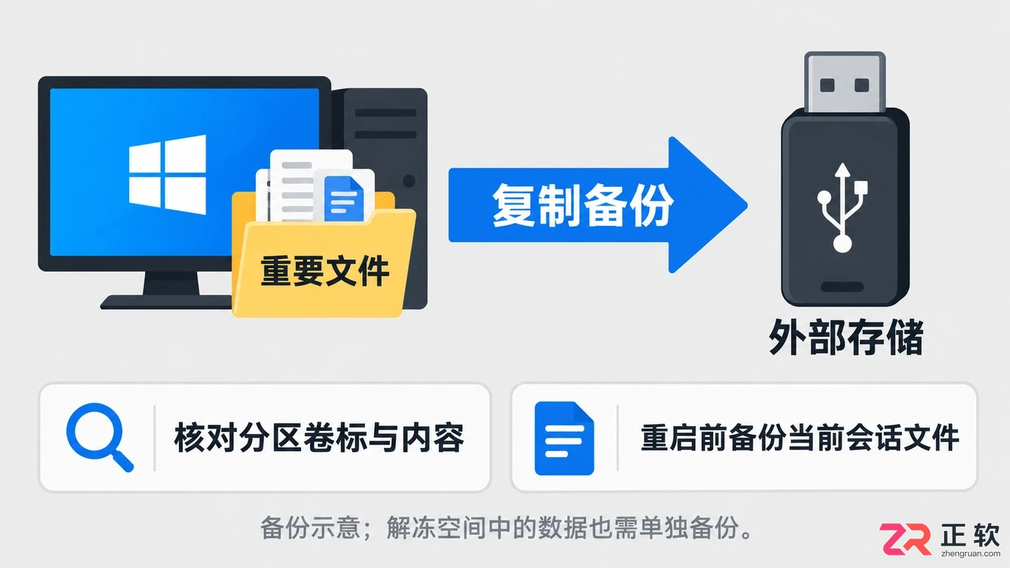 冰点还原怎么更改冻结盘 保护分区调整