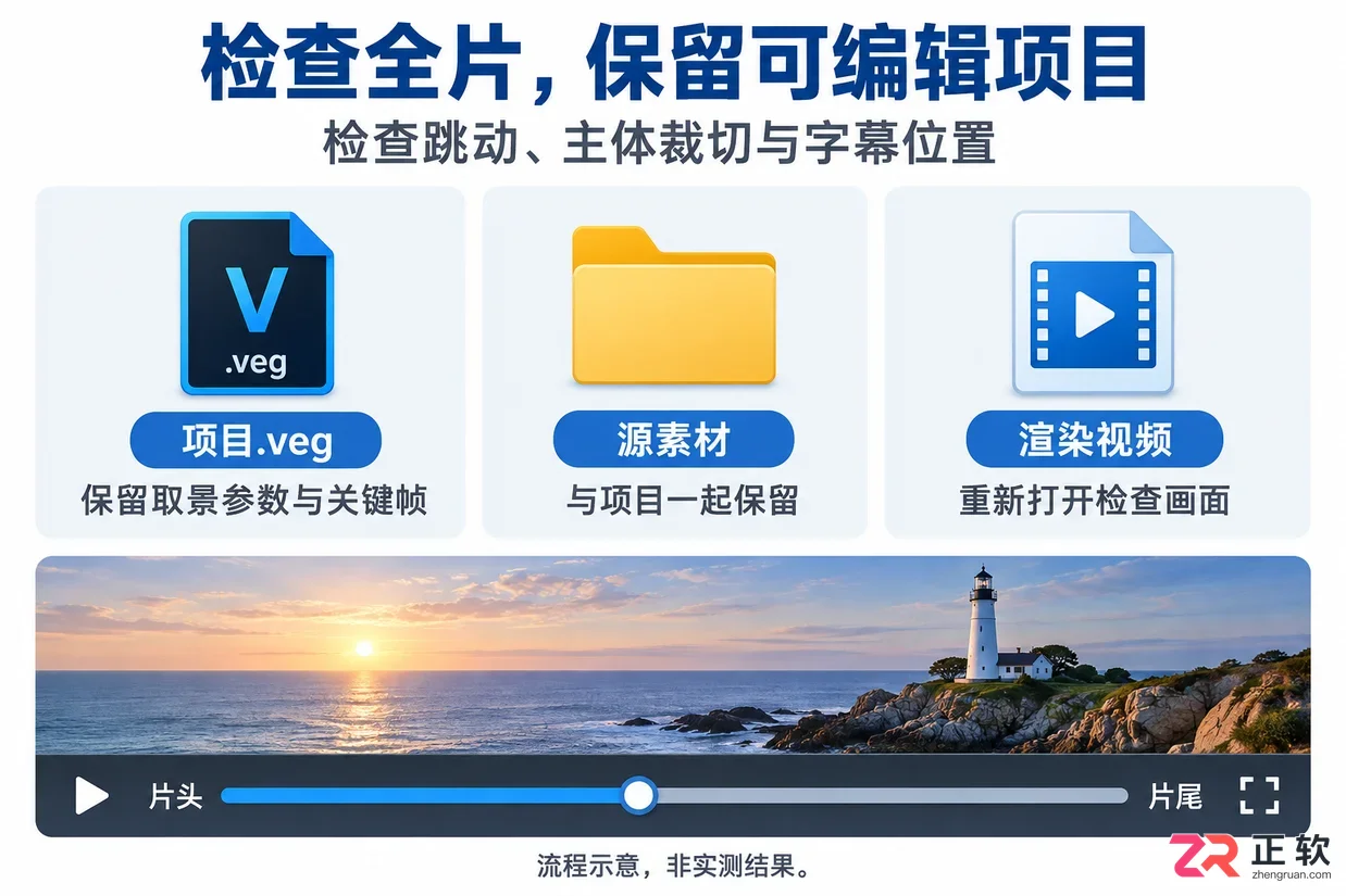 vegas怎么把视频缩放 画面大小调整