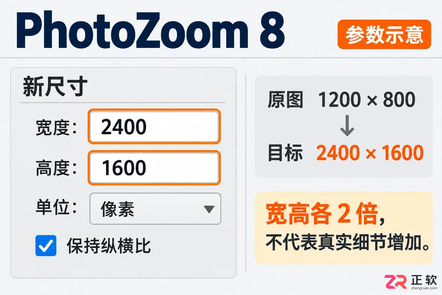 photozoom怎么把图片变清晰