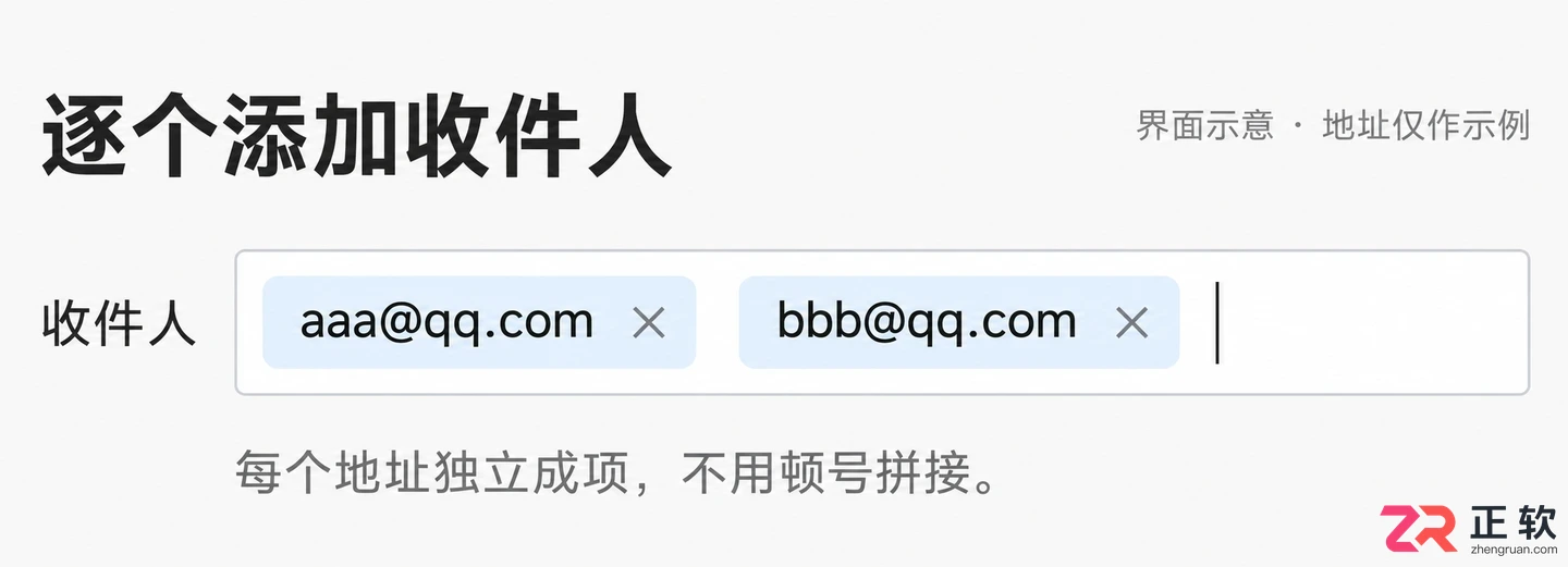 QQ邮箱地址里能不能使用顿号