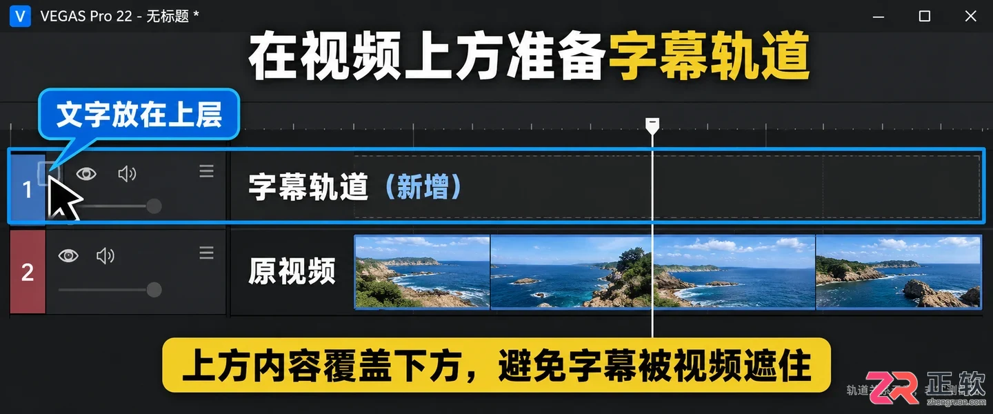 vegas怎么出字幕 字幕添加与导出