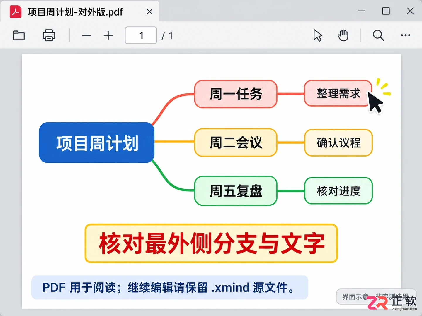 xmind怎么保存为pdf 保存设置步骤